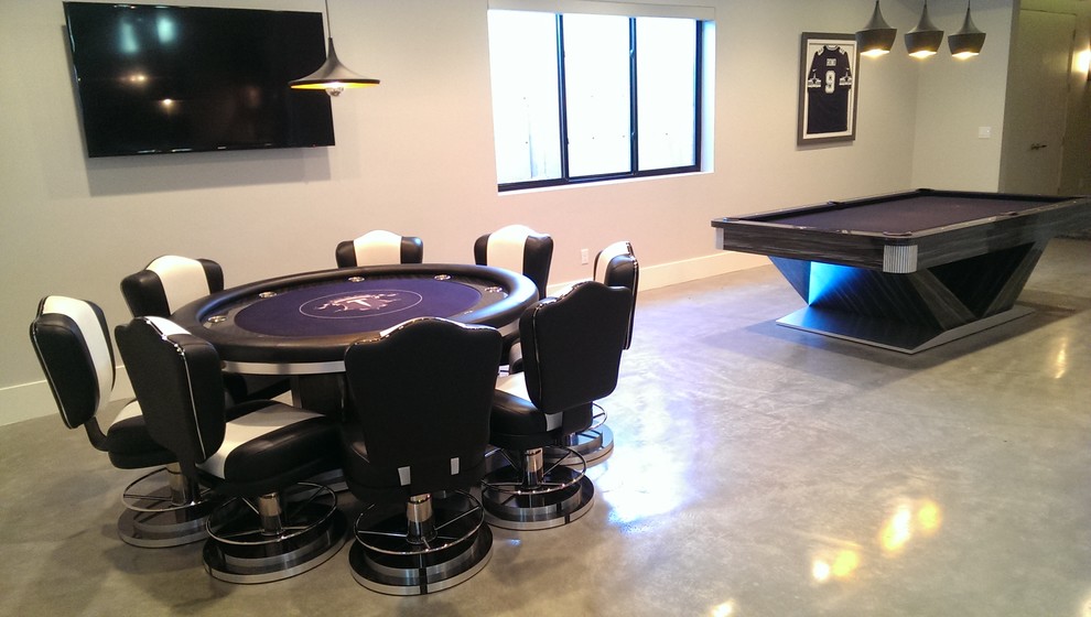 Luxor Billiards table and matching Poker table - Modern - Living Room - Las  Vegas - by Pharaoh Manufacturing | Houzz