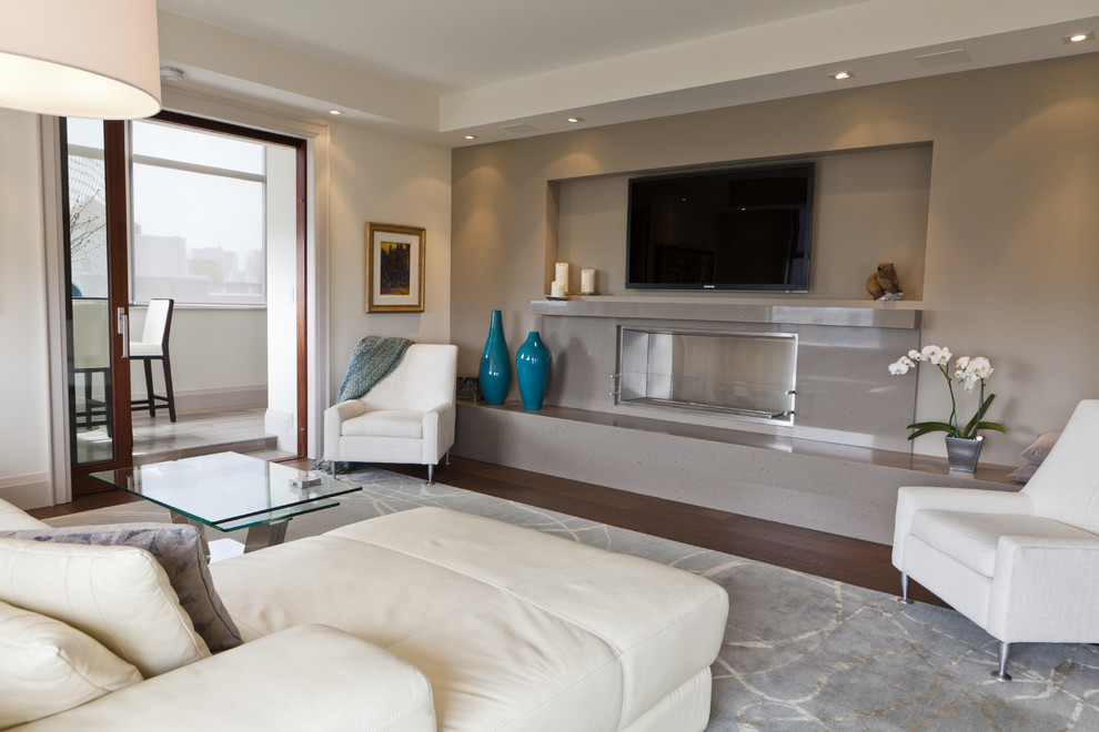 Luxurious Condo Living Room - Contemporary - Living Room - Toronto - by
