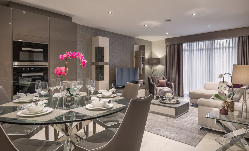 Luxurious Modern Apartment, Modern Apartment Living Room Decorating Ideas