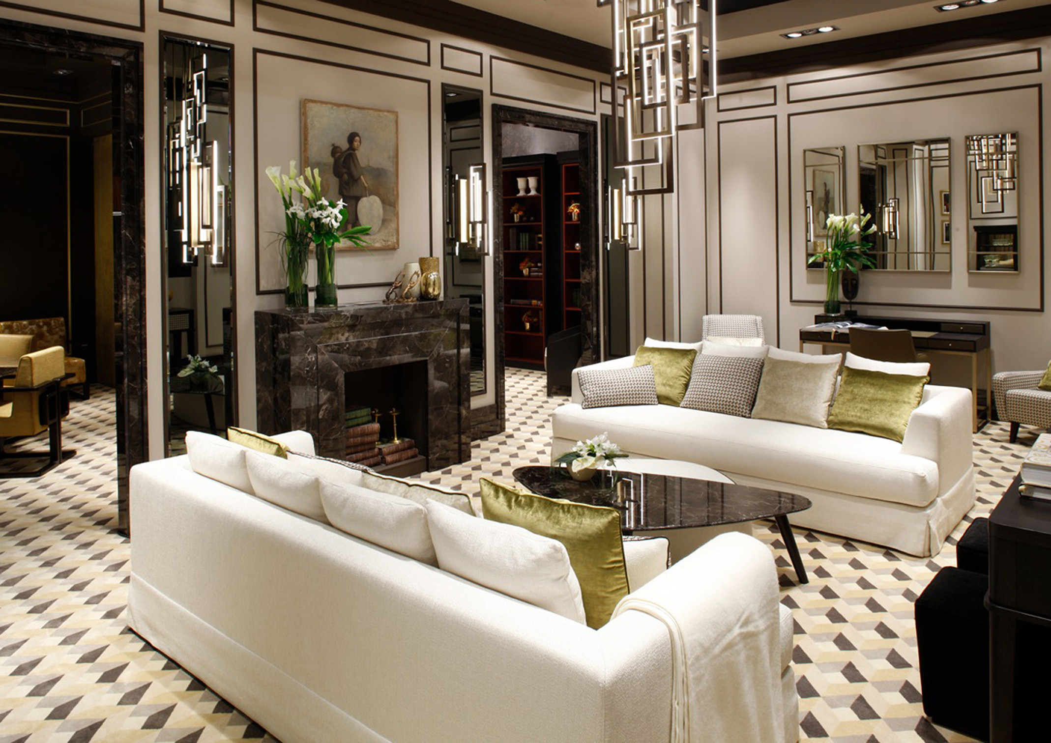 luxury apartment rooms