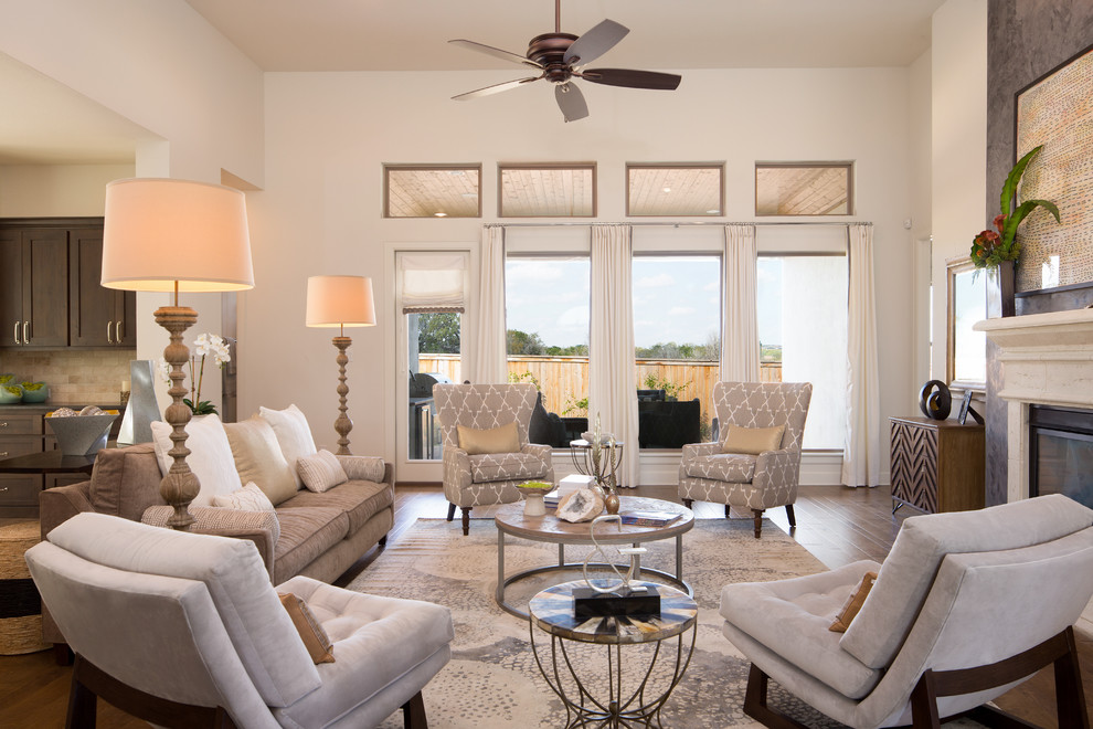Luxury Garden Home Transitional Living Room Austin by User Houzz