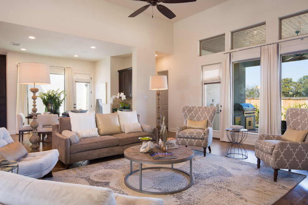 Luxury Garden Home Transitional Living Room Austin by User Houzz