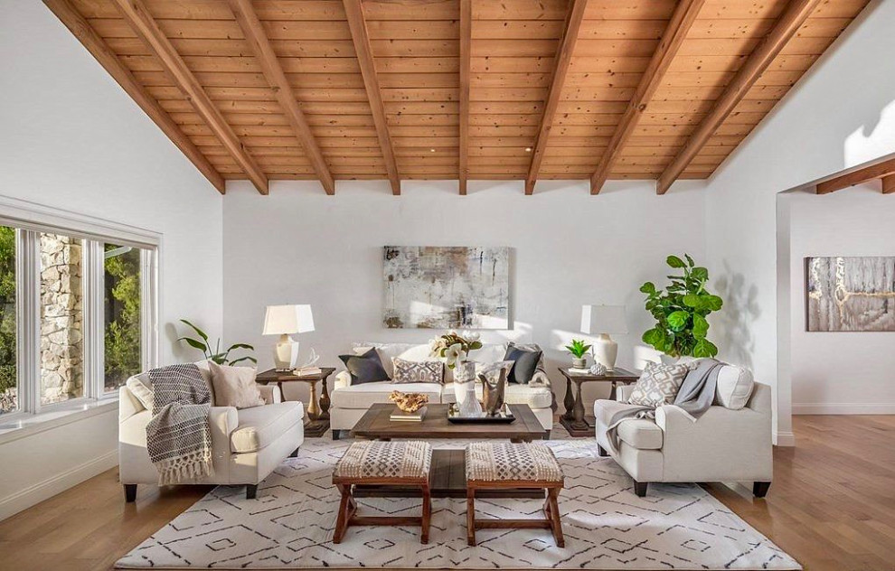 Luxury home staging Encinitas CA 2020 Transitional Living Room