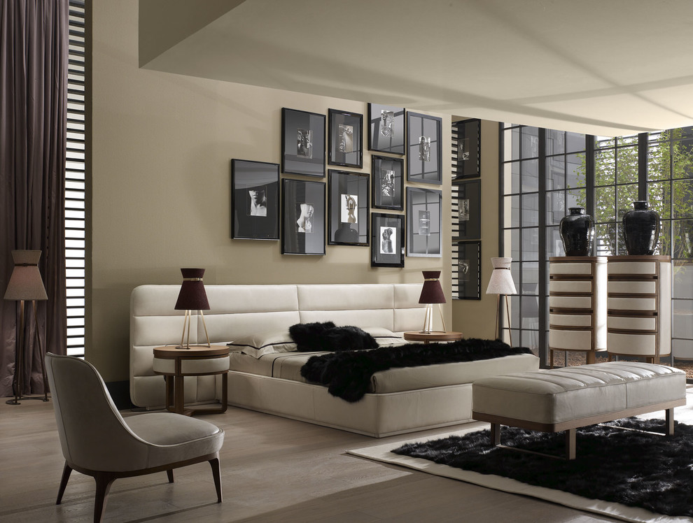 Immagine di un soggiorno minimalista