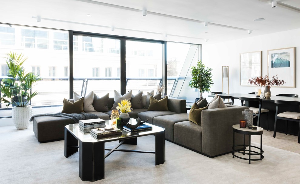 Luxury Open Plan Living - Contemporary - Living Room - London - by Veronica Rodriguez Interior ...