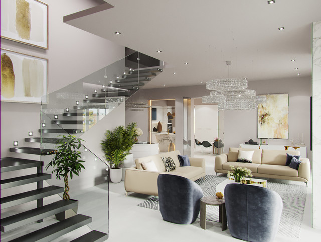 Luxury Villa Damac Hills Modern Wohnbereich Sonstige Von Muse Interior Design Houzz