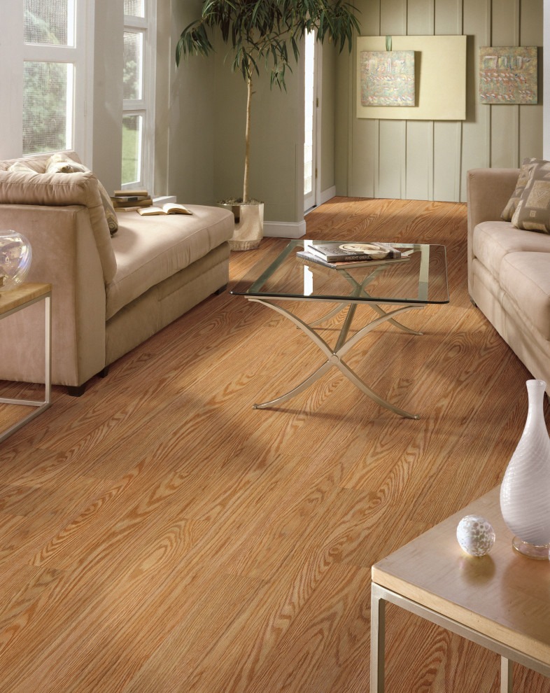 Luxury Vinyl Tile (LVT) Flooring 6 Living Room Houston by Floors