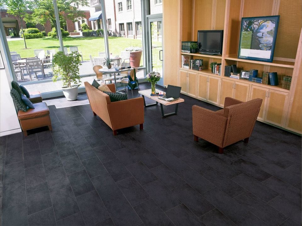 Luxury Vinyl Tiles Living Room Calgary by Flooring Superstores