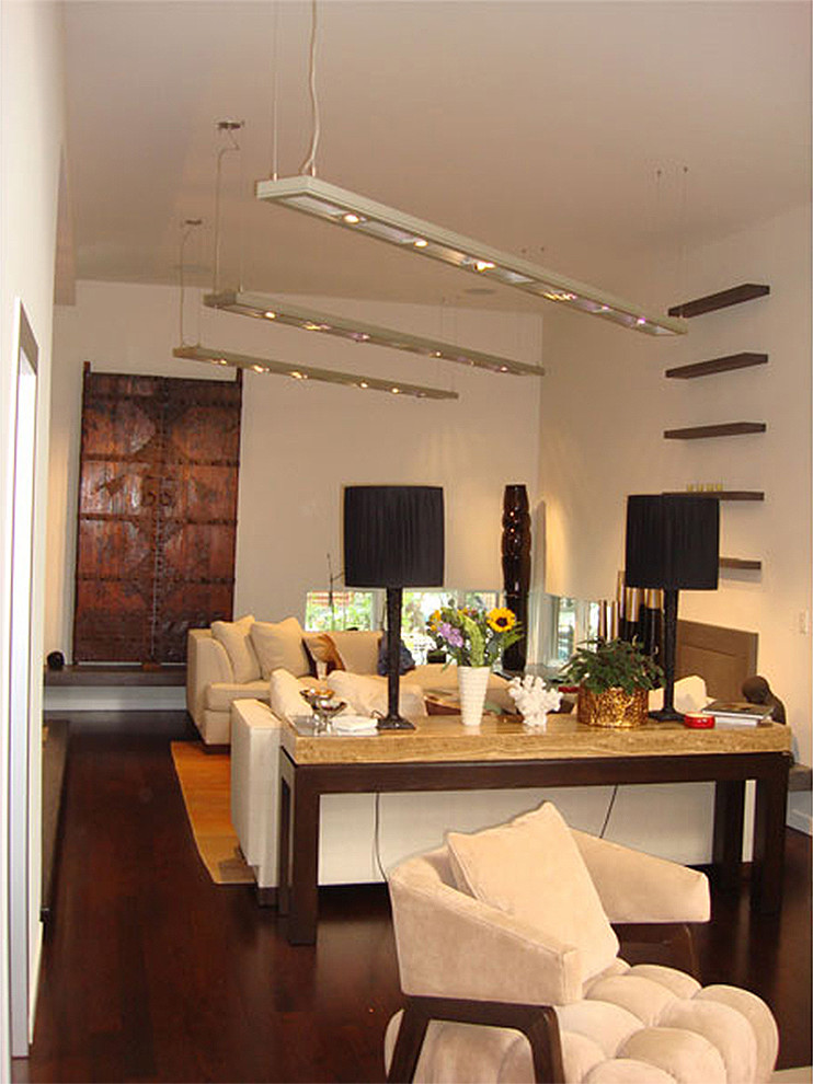 Lyra Linear Suspensions by Edge Lighting - Transitional - Living Room ...