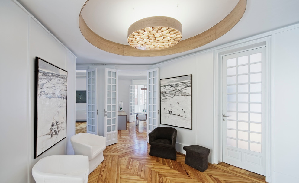 Danish living room photo in Madrid