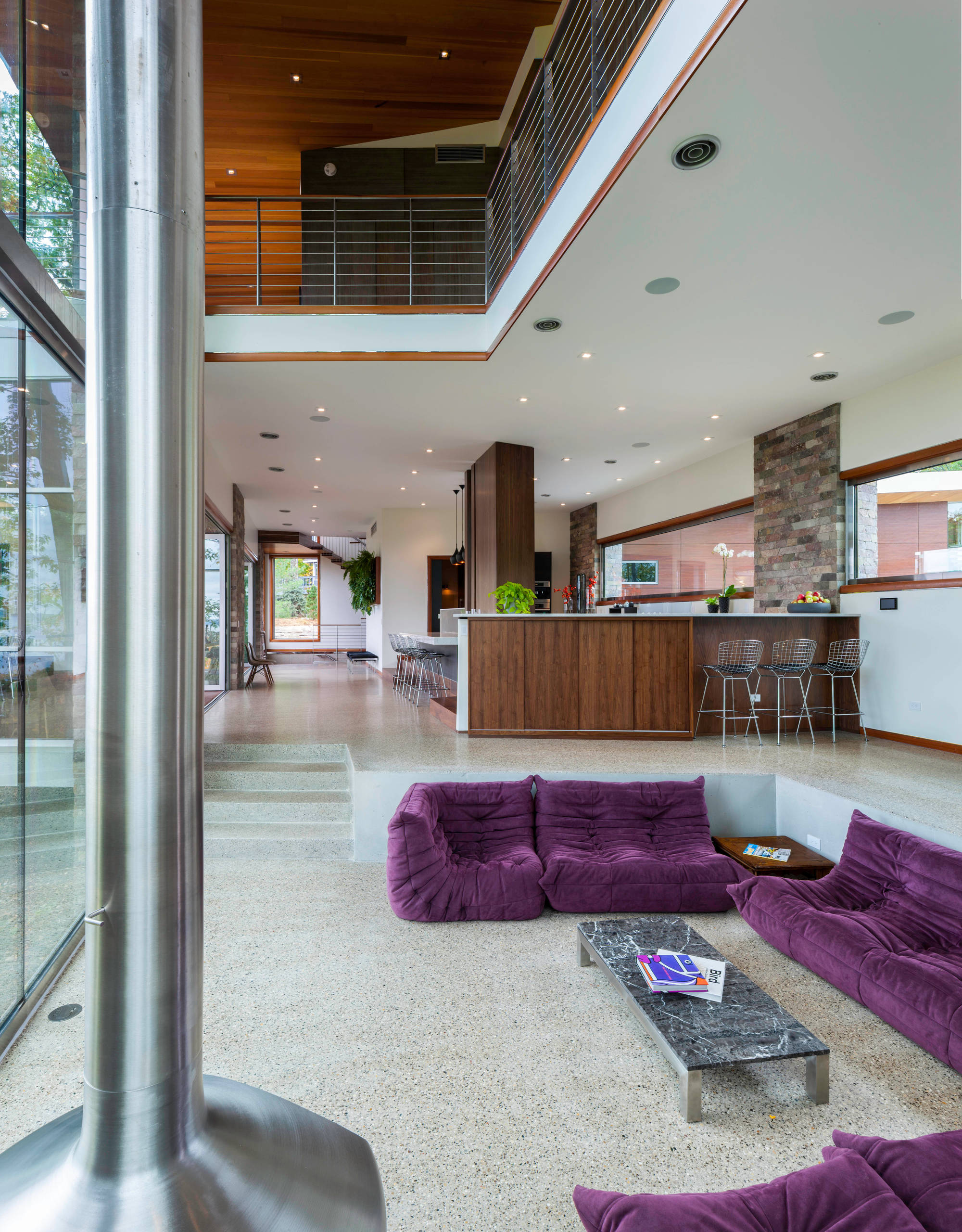 conversation pit living room on Say Hello To The Contemporary Conversation Pit Houzz Au