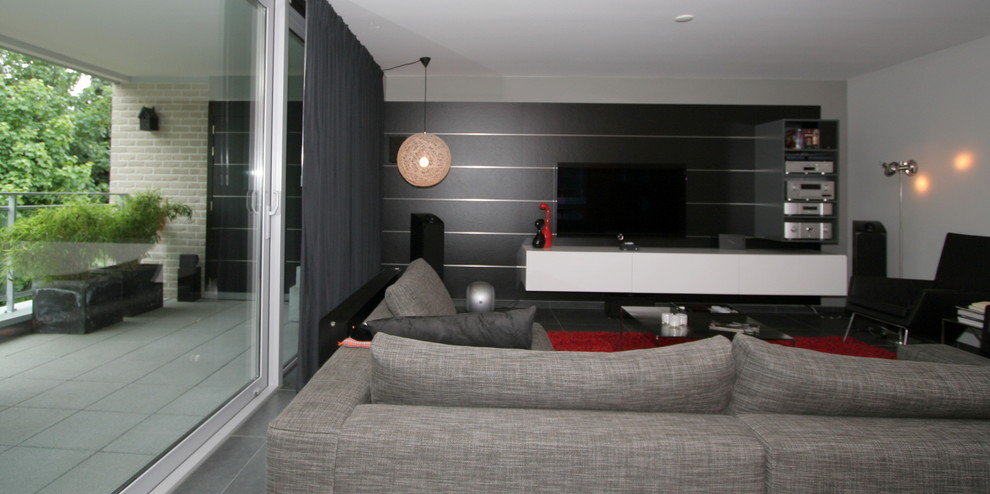 This is an example of a modern living room in Amsterdam.