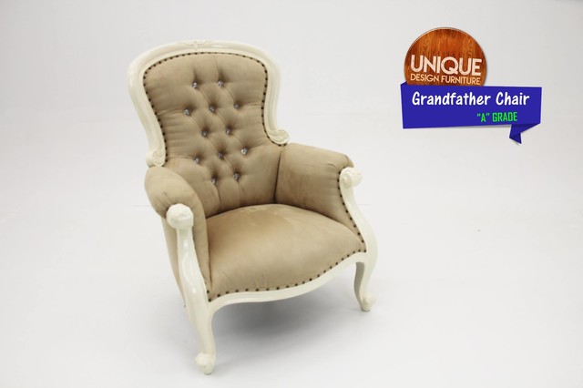 Mahogany "Grandfather" Chair - Traditional - Living Room - Sydney - by  Unique Teak | Houzz IE