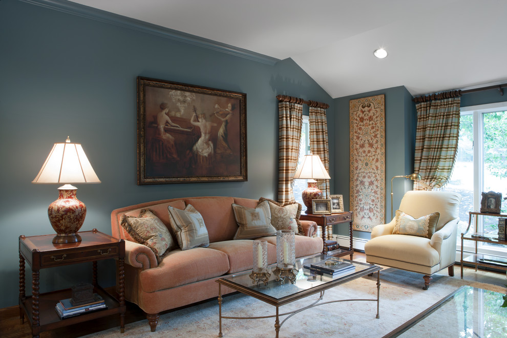 Mahwah Traditional Living Room New York by Valerie Lavine