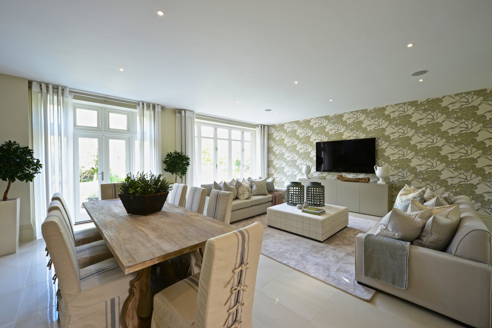 Living room - living room idea in Surrey
