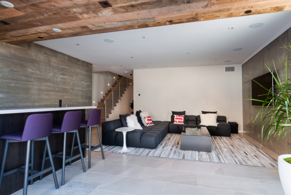 Manhattan, 28th Contemporary Living Room Los Angeles by KKC