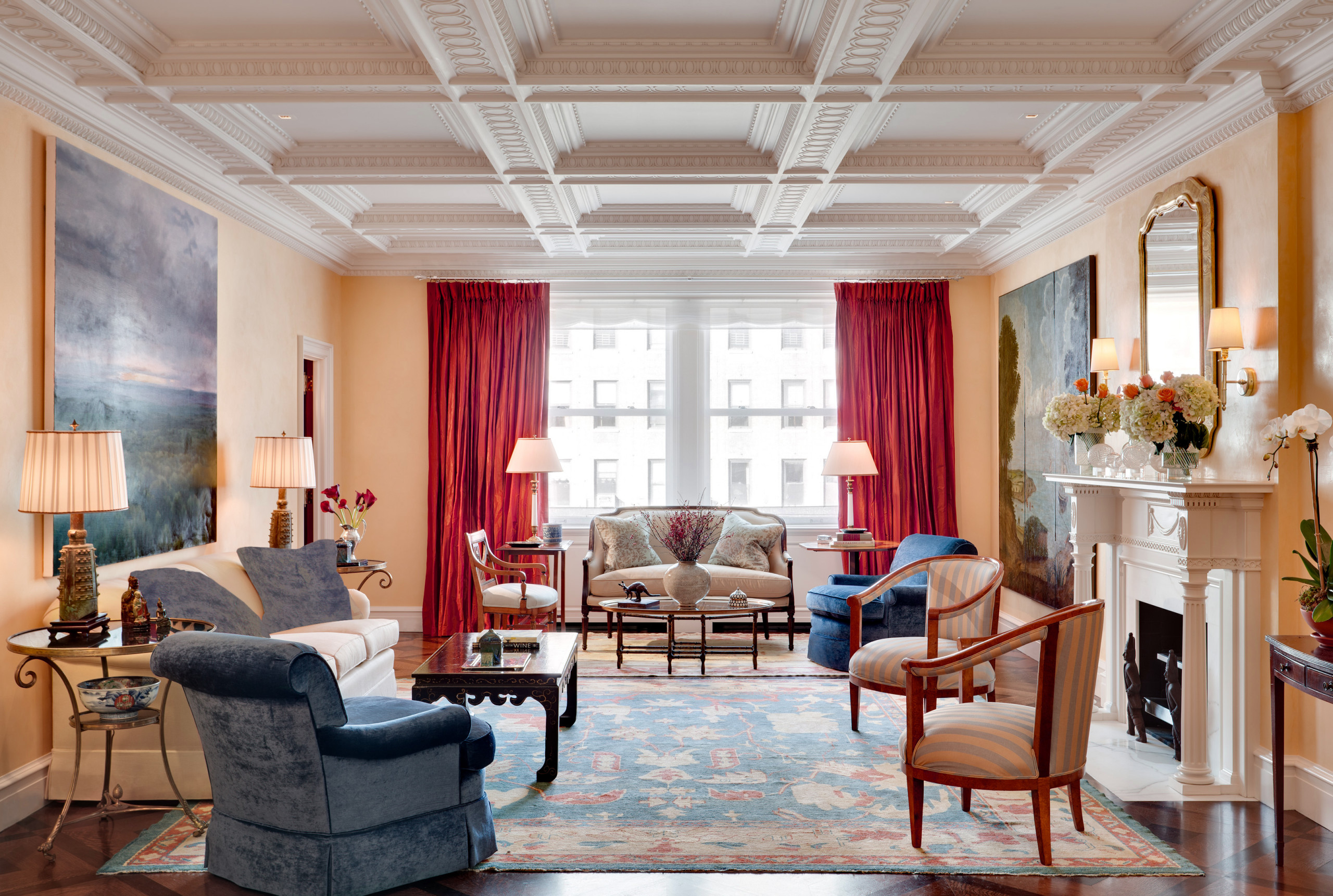 Manhattan Apartment inspired by the Federal Style - Traditional - Living  Room - New York - by Studio 511 | Houzz