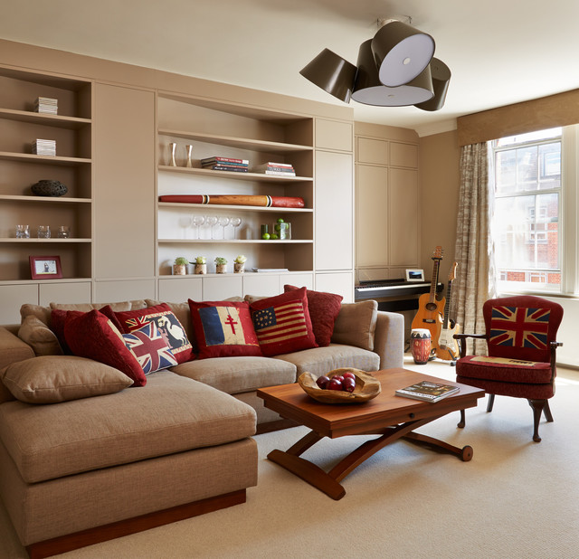 Marylebone Contemporain Salon Hampshire par Forrester Roberts