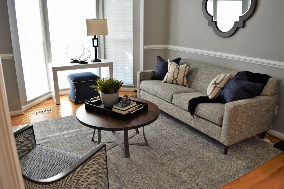 Masculine & Monochromatic Bachelor Pad Ashburn, VA Modern Living