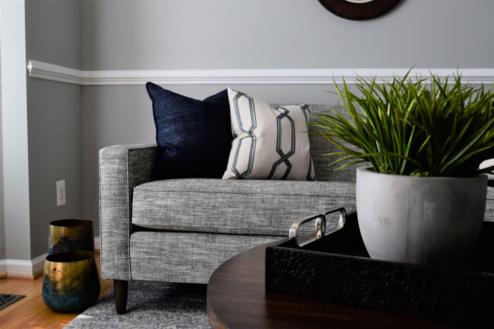 Masculine & Monochromatic Bachelor Pad Ashburn, VA Modern Living