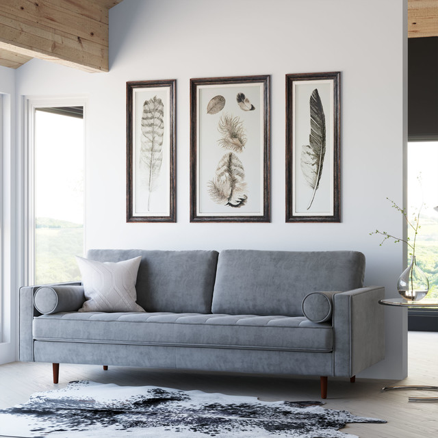 Matilde Velvet Sofa Modern Living Room New York by Inmod