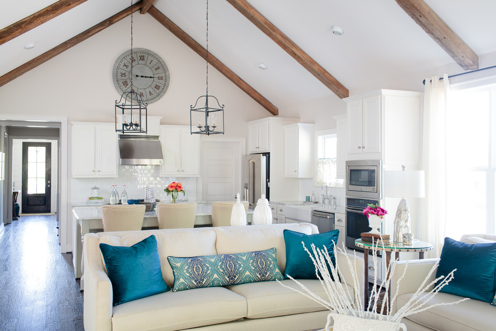 McGill Crossings Model Home Transitional Living Room Birmingham