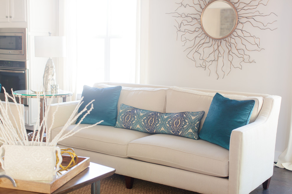 McGill Crossings Model Home Transitional Living Room Birmingham