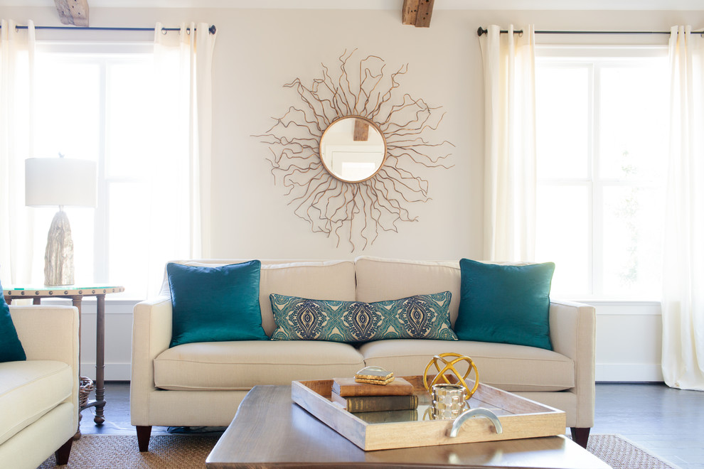 McGill Crossings Model Home Transitional Living Room Birmingham