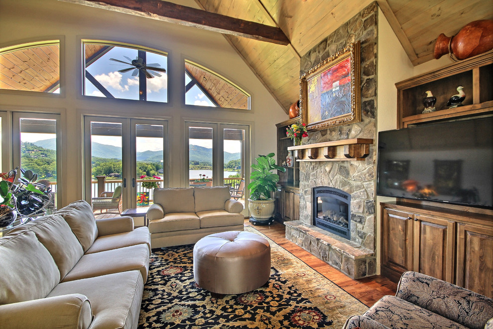 McIntosh at McIntosh Cove Craftsman Living Room Atlanta by Brown Haven Homes Houzz