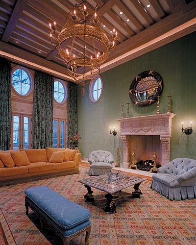 This is an example of a classic living room in Detroit.