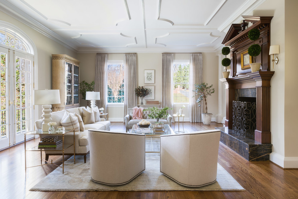 Mclean Va Renovation And Interior Design Traditional Living Room Dc Metro By Casey Sanford Interior Design Houzz