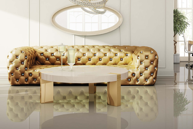 MD Karen Tufted Sofa. Swarovski crystal buttons. - Contemporary - Living  Room - Miami - by Macral Design Corp | Houzz