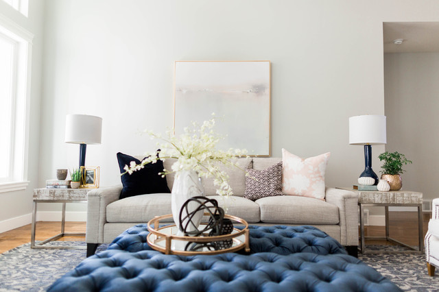 Mecham Dream Home | Ellie + Jared Mecham - Transitional - Living Room ...