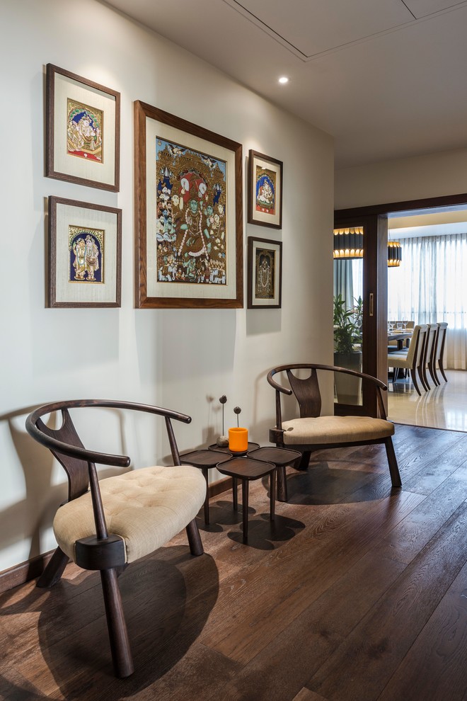 MEGHDOOT Mumbai Apartment Asian Living Room Mumbai by STUDIO