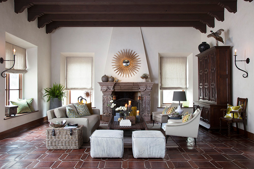 modern mexican living room