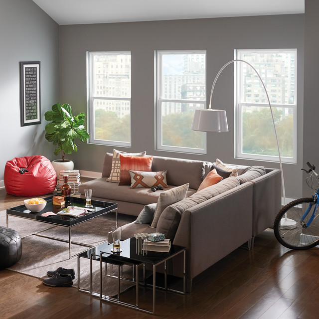 MI Windows and Doors 1556 Vinyl DoubleHung Window Contemporary