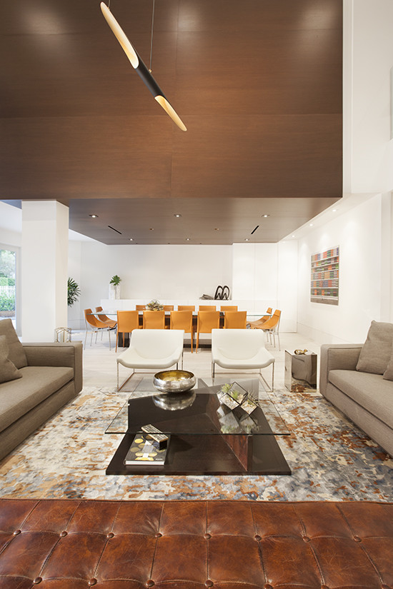 Inspiration for a contemporary formal living room remodel in Miami