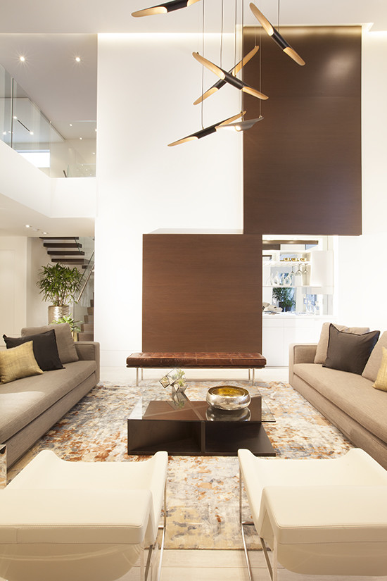 Inspiration for a contemporary formal living room remodel in Miami