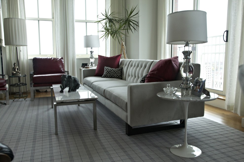 Example of a 1950s living room design in New York