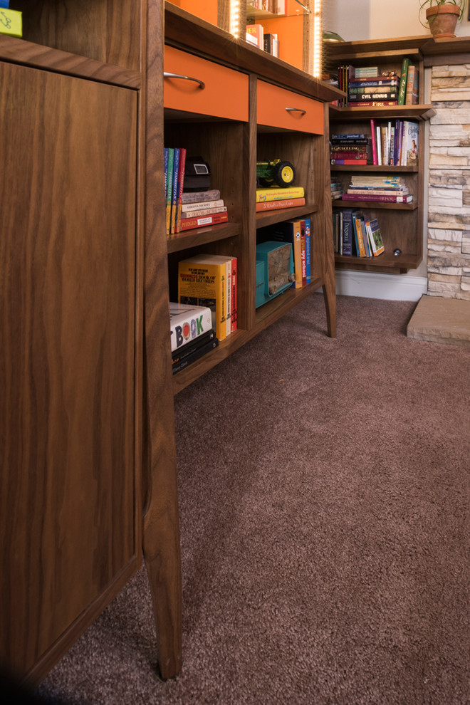 MidCentury Danish Modern Inspired Entertainment Center Moderne