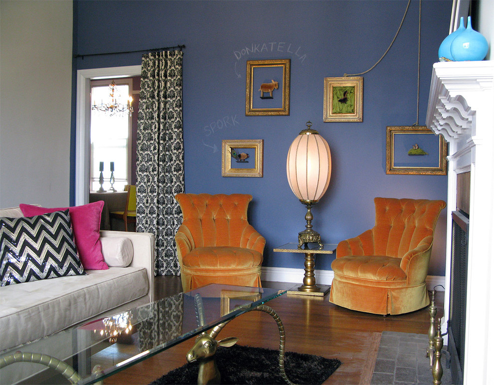 Midcentury modern Sitting area by Kimball Starr Interior Design Eclectic Living Room San