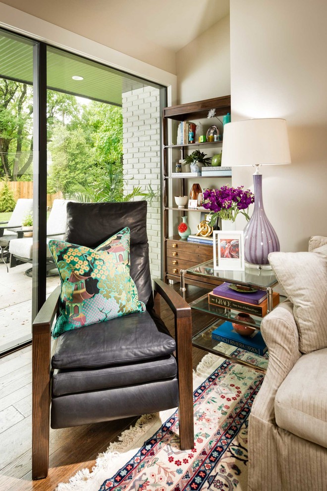 Mid-century Modern Sophisticate - Transitional - Living Room - St Louis ...