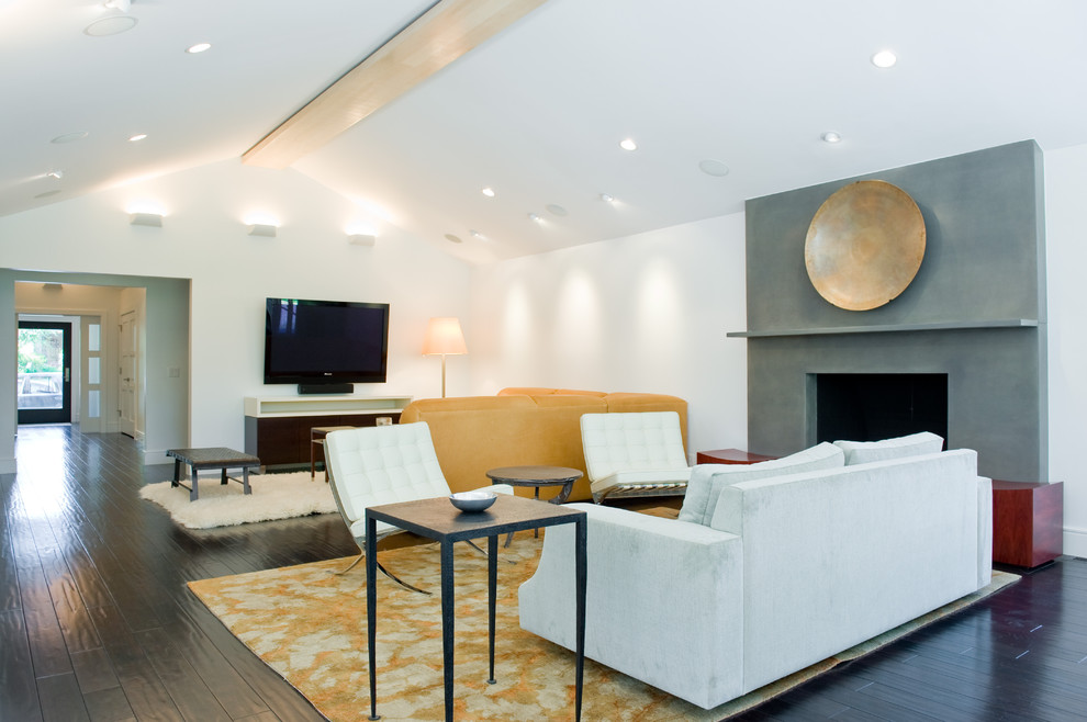 Living room - contemporary living room idea in Oklahoma City