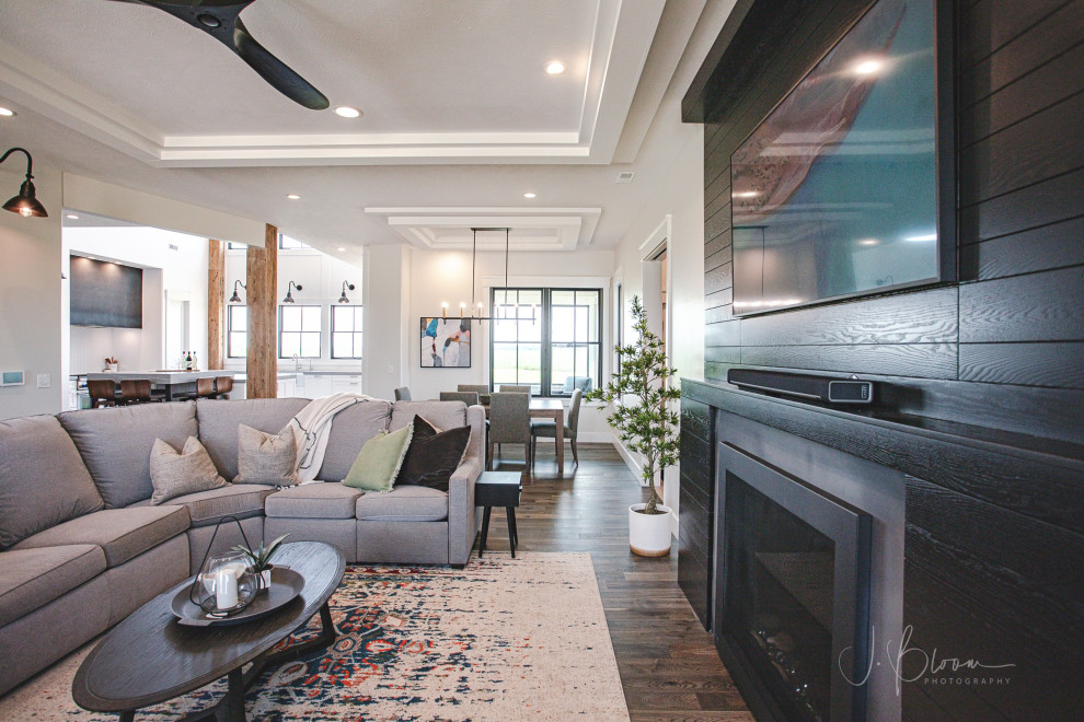 Picture of Midwest Modern Farmhouse - Living Room - Omaha - by Monical Design | Houzz
