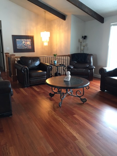 santos mahogany flooring bedroom