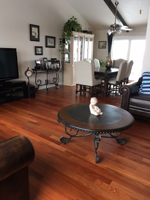 santos mahogany flooring bedroom