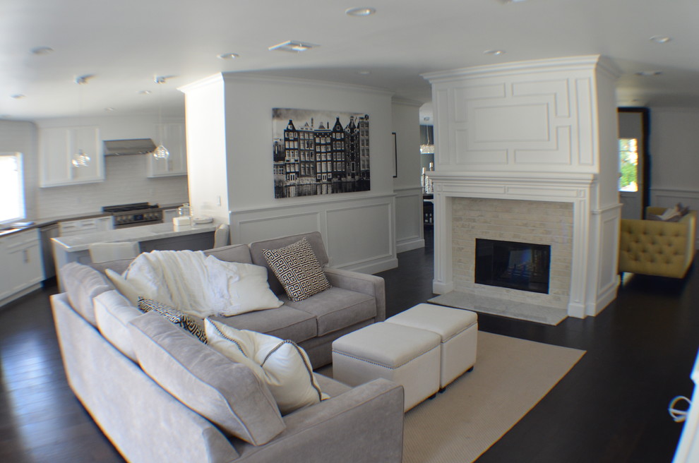 Milbank Remodel Traditional Living Room Los Angeles by Landmark