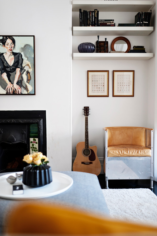 This is an example of a scandi living room in Sydney.