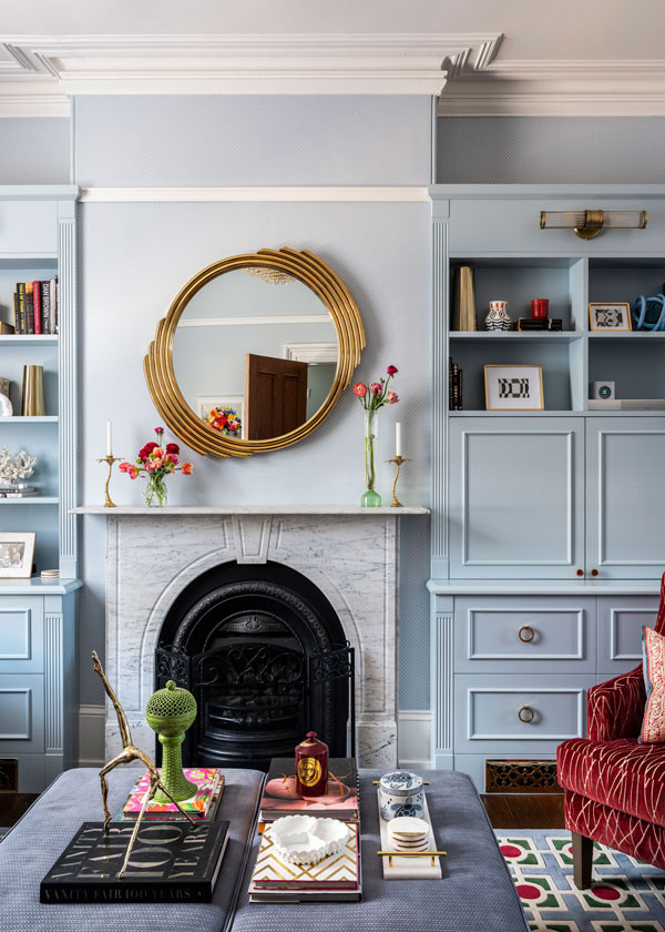 Example of a classic living room design in Sydney