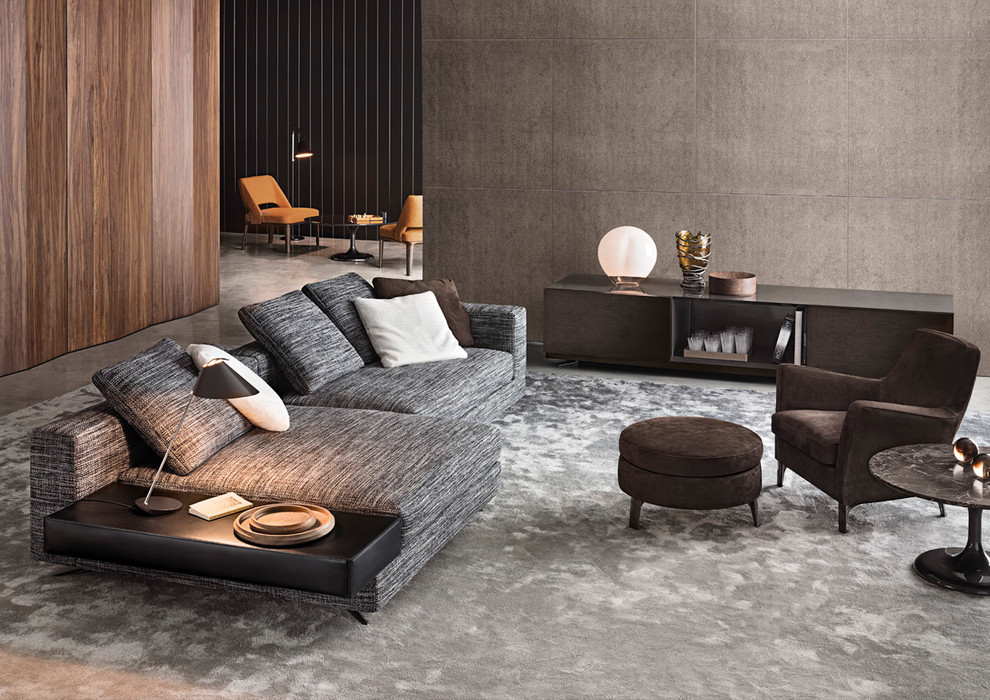 Minotti - White Sectional - Modern - Living Room - Calgary - by Le Belle  Arti | Houzz